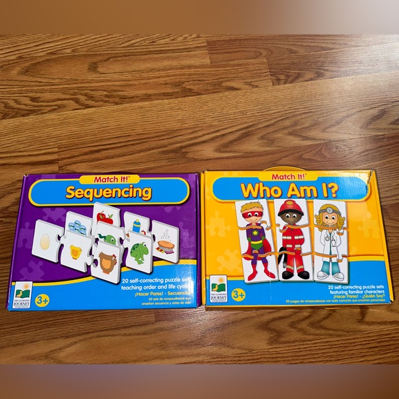 4 self-correcting puzzles. Age 3+ - Picture 1 of 14